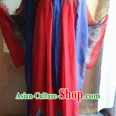 Traditional Chinese Tang Dynasty Classical Dance Costumes Ancient Princess Red Hanfu Dress for Women