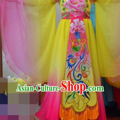 Traditional Chinese Classical Dance Embroidered Costumes Ancient Imperial Consort Hanfu Dress for Women