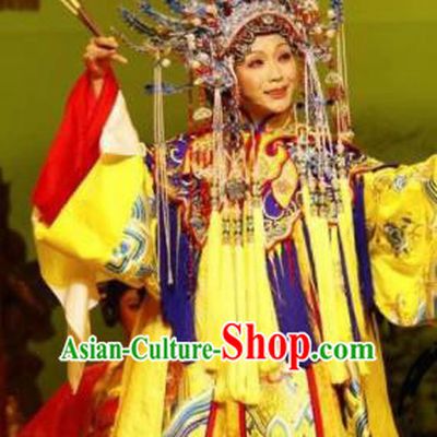 Chinese Traditional Beijing Opera Embroidered Costume Ancient Imperial Consort Hanfu Dress for Women