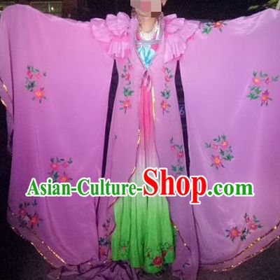 Traditional Chinese Tang Dynasty Imperial Consort Historical Costumes Ancient Embroidered Pink Hanfu Dress for Women
