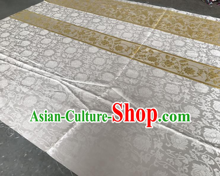 Chinese Traditional Flower Silk Fabric Brocade Embroidered Fabric Dress Material Chinese Traditional Flower Silk Fabric Brocade Embroidered Fabric Dress Material