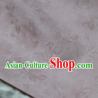 Asian Chinese Traditional Lilac Suede Fabric Chinese Costume Fabric Material