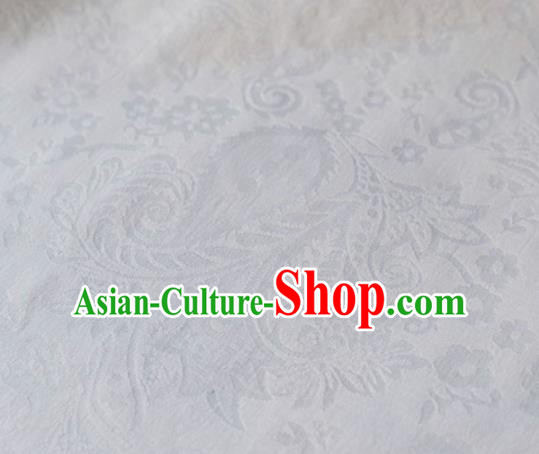 Chinese Traditional Flower Silk Fabric Brocade Embroidered Fabric Dress Material Chinese Traditional Flower Silk Fabric Brocade Embroidered Fabric Dress Material