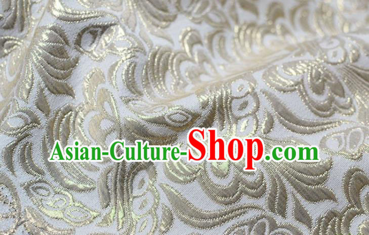 Chinese Traditional Flower Silk Fabric Brocade Embroidered Fabric Dress Material Chinese Traditional Flower Silk Fabric Brocade Embroidered Fabric Dress Material