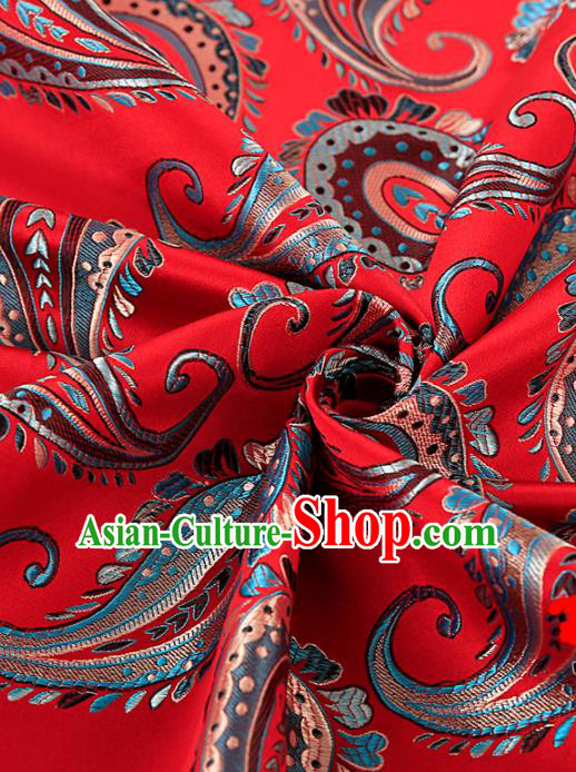 Chinese Traditional Flower Silk Fabric Brocade Embroidered Fabric Dress Material Chinese Traditional Flower Silk Fabric Brocade Embroidered Fabric Dress Material