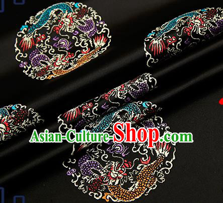 Chinese Traditional Flower Silk Fabric Brocade Embroidered Fabric Dress Material Chinese Traditional Flower Silk Fabric Brocade Embroidered Fabric Dress Material