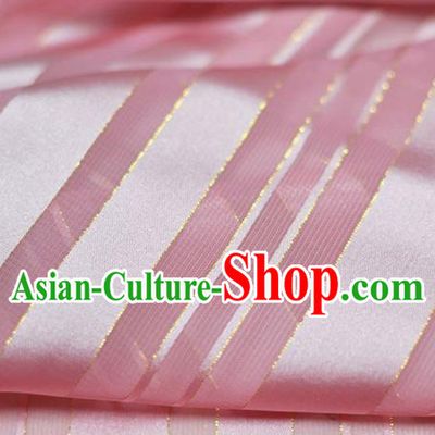 Asian Chinese Fabric Traditional Pattern Design Pink Brocade Fabric Chinese Costume Silk Fabric Material