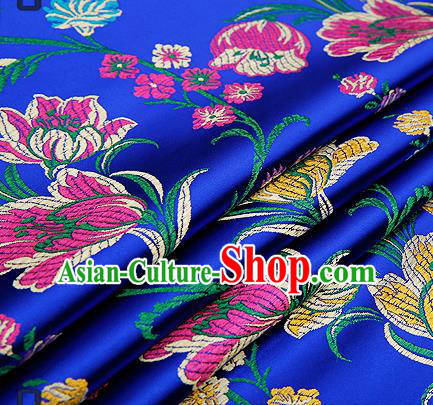 Chinese Traditional Flower Silk Fabric Brocade Embroidered Fabric Dress Material Chinese Traditional Flower Silk Fabric Brocade Embroidered Fabric Dress Material