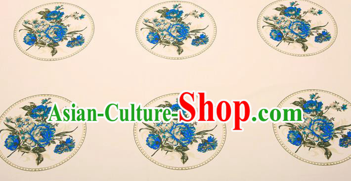 Chinese Traditional Flower Silk Fabric Brocade Embroidered Fabric Dress Material Chinese Traditional Flower Silk Fabric Brocade Embroidered Fabric Dress Material