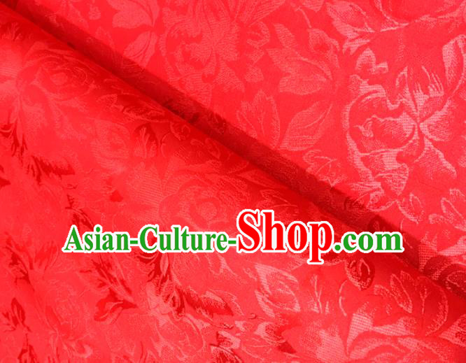 Chinese Traditional Flower Silk Fabric Brocade Embroidered Fabric Dress Material Chinese Traditional Flower Silk Fabric Brocade Embroidered Fabric Dress Material