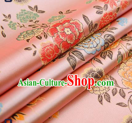 Chinese Traditional Flower Silk Fabric Brocade Embroidered Fabric Dress Material Chinese Traditional Flower Silk Fabric Brocade Embroidered Fabric Dress Material