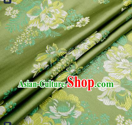 Chinese Traditional Flower Silk Fabric Brocade Embroidered Fabric Dress Material Chinese Traditional Flower Silk Fabric Brocade Embroidered Fabric Dress Material