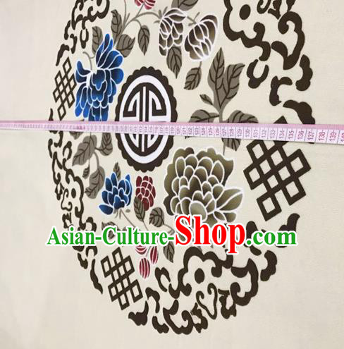 Chinese Traditional Flower Silk Fabric Brocade Embroidered Fabric Dress Material Chinese Traditional Flower Silk Fabric Brocade Embroidered Fabric Dress Material