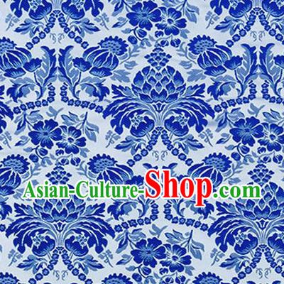 Chinese Traditional Cheongsam Nanjing Brocade Material Silk Fabric Classical Pattern Design Satin Drapery