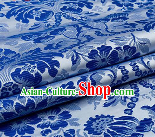 Chinese Traditional Flower Silk Fabric Brocade Embroidered Fabric Dress Material Chinese Traditional Flower Silk Fabric Brocade Embroidered Fabric Dress Material