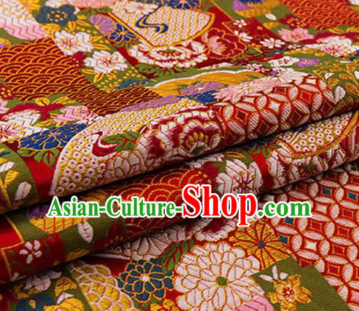 Chinese Traditional Flower Silk Fabric Brocade Embroidered Fabric Dress Material Chinese Traditional Flower Silk Fabric Brocade Embroidered Fabric Dress Material