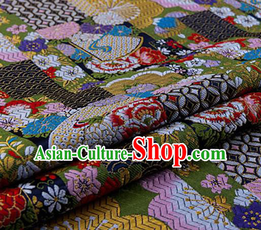 Chinese Traditional Flower Silk Fabric Brocade Embroidered Fabric Dress Material Chinese Traditional Flower Silk Fabric Brocade Embroidered Fabric Dress Material