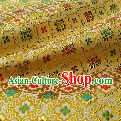 Asian Chinese Traditional Fabric Brocade Silk Material Classical Pattern Design Satin Drapery