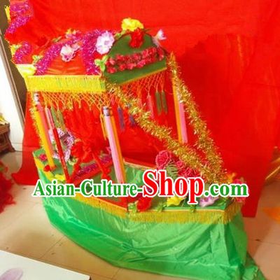 Chinese Traditional Folk Dance Yanko Dance Props Land Boat
