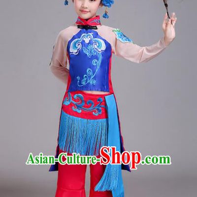 Chinese Traditional Classical Dance Costumes Beijing Opera Dance Clothing for Kids