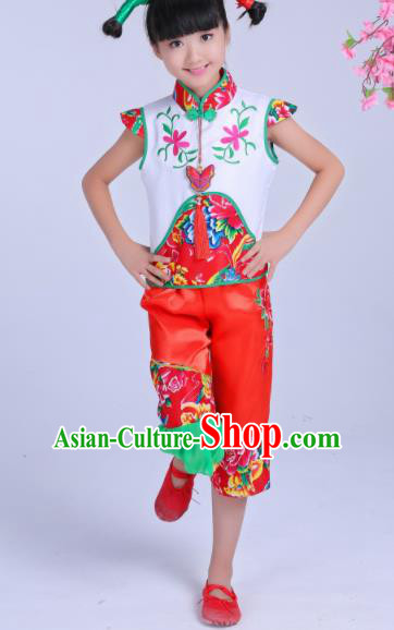 Traditional Chinese Fan Dance Folk Dance Costume Classical Yangko Dance Classical Dance Dress Traditional Chinese Fan Dance Folk Dance Costume Classical Yangko Dance Classical Dance Dress