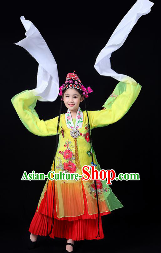 Traditional Chinese Fan Dance Folk Dance Costume Classical Yangko Dance Classical Dance Dress Traditional Chinese Fan Dance Folk Dance Costume Classical Yangko Dance Classical Dance Dress