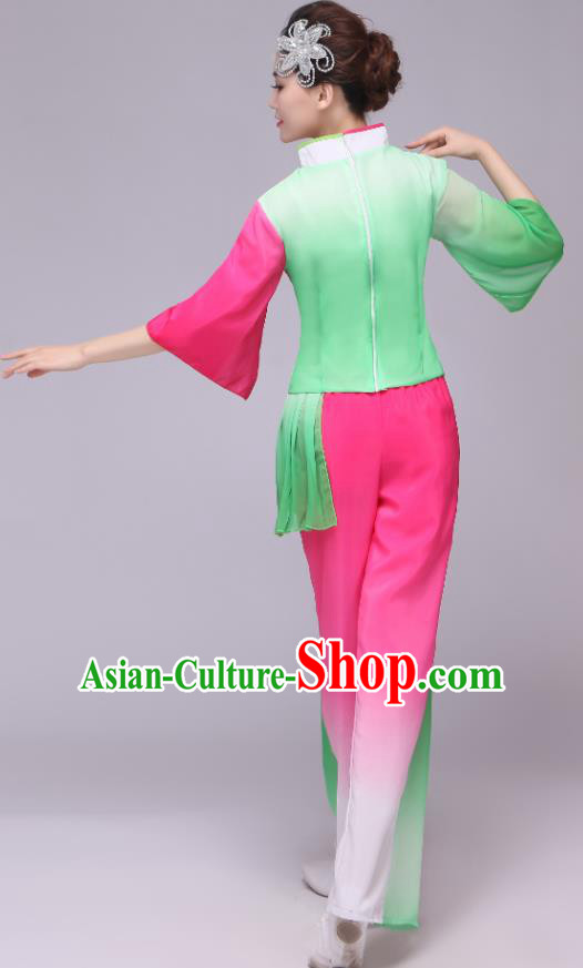 Traditional Chinese Fan Dance Folk Dance Costume Classical Yangko Dance Classical Dance Dress Traditional Chinese Fan Dance Folk Dance Costume Classical Yangko Dance Classical Dance Dress