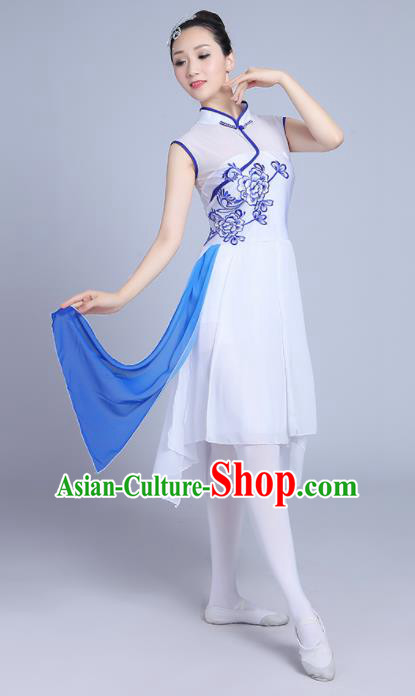 Traditional Chinese Fan Dance Folk Dance Costume Classical Yangko Dance Classical Dance Dress Traditional Chinese Fan Dance Folk Dance Costume Classical Yangko Dance Classical Dance Dress