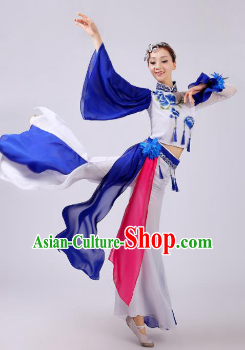 Traditional Chinese Fan Dance Folk Dance Costume Classical Yangko Dance Classical Dance Dress Traditional Chinese Fan Dance Folk Dance Costume Classical Yangko Dance Classical Dance Dress