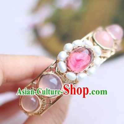 Chinese Traditional Handmade Hair Accessories Ancient Crystal Hairpins Headwear for Women