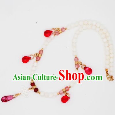 Traditional Chinese Handmade Necklace Ancient Shell Necklet Accessories for Women