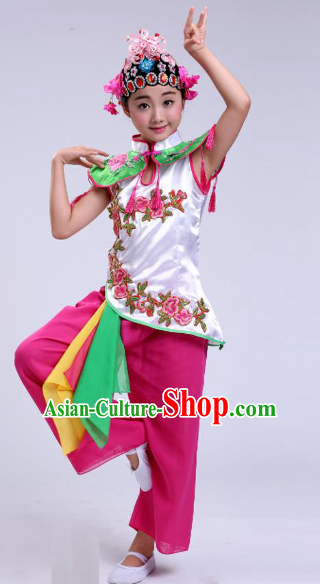 Traditional Chinese Fan Dance Folk Dance Costume Classical Yangko Dance Classical Dance Dress Traditional Chinese Fan Dance Folk Dance Costume Classical Yangko Dance Classical Dance Dress