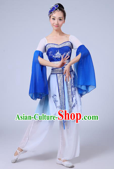 Traditional Chinese Fan Dance Folk Dance Costume Classical Yangko Dance Classical Dance Dress