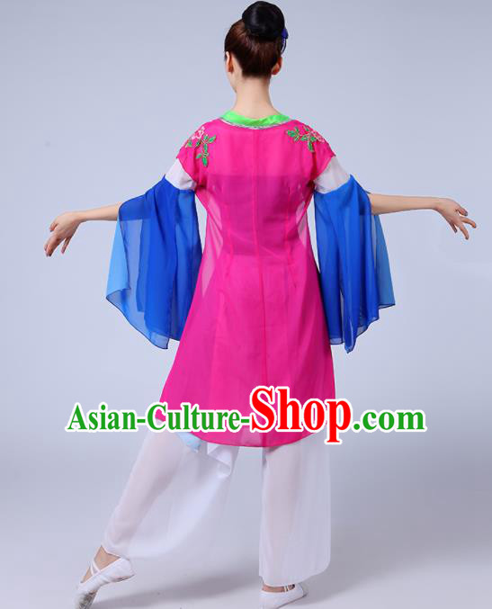Traditional Chinese Fan Dance Folk Dance Costume Classical Yangko Dance Classical Dance Dress