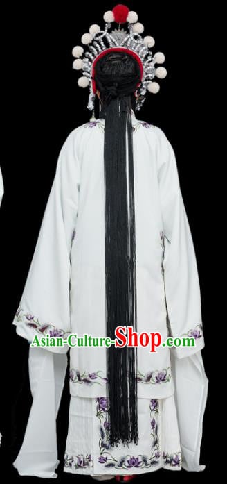 Traditional China Beijing Opera Costume Gifted Scholar Embroidered Robe and Hat Ancient Chinese Peking Opera Embroidery Clothing Traditional China Beijing Opera Costume Gifted Scholar Embroidered Robe and Hat Ancient Chinese Peking Opera Embroidery Clothing