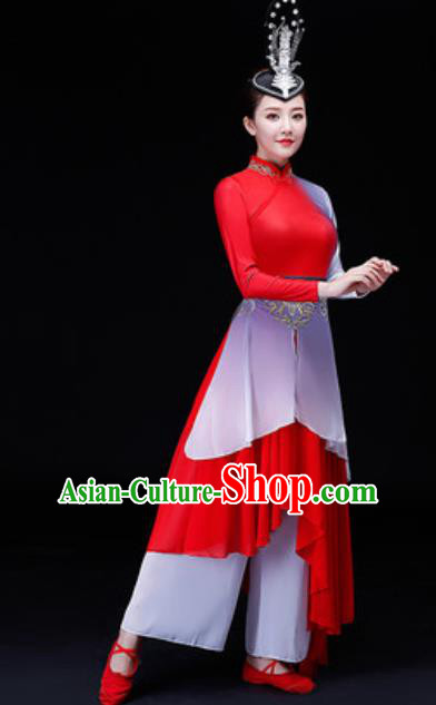 Traditional Chinese Fan Dance Folk Dance Costume Classical Yangko Dance Classical Dance Dress Traditional Chinese Fan Dance Folk Dance Costume Classical Yangko Dance Classical Dance Dress