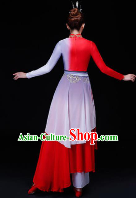 Traditional Chinese Fan Dance Folk Dance Costume Classical Yangko Dance Classical Dance Dress Traditional Chinese Fan Dance Folk Dance Costume Classical Yangko Dance Classical Dance Dress