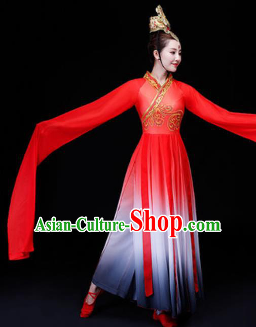 Traditional Chinese Fan Dance Folk Dance Costume Classical Yangko Dance Classical Dance Dress Traditional Chinese Fan Dance Folk Dance Costume Classical Yangko Dance Classical Dance Dress