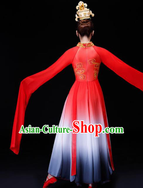 Traditional Chinese Fan Dance Folk Dance Costume Classical Yangko Dance Classical Dance Dress Traditional Chinese Fan Dance Folk Dance Costume Classical Yangko Dance Classical Dance Dress