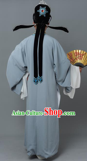 Traditional China Beijing Opera Costume Gifted Scholar Embroidered Robe and Hat Ancient Chinese Peking Opera Embroidery Clothing Traditional China Beijing Opera Costume Gifted Scholar Embroidered Robe and Hat Ancient Chinese Peking Opera Embroidery Clothing