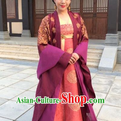 Chinese Ancient Tang Dynasty Imperial Consort Costumes The Rise of Phoenixes Palace Lady Dress for Women xxxxxl