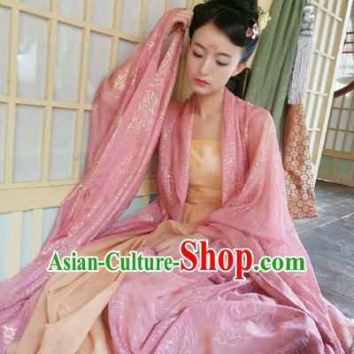 Chinese Ancient Tang Dynasty Princess Costumes The Rise of Phoenixes Palace Lady Dress for Women