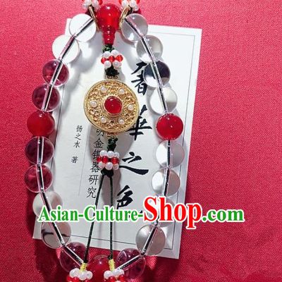 Top Grade Chinese Handmade Crystal Beads Bracelet Traditional Bride Bangle Jewelry Accessories for Women