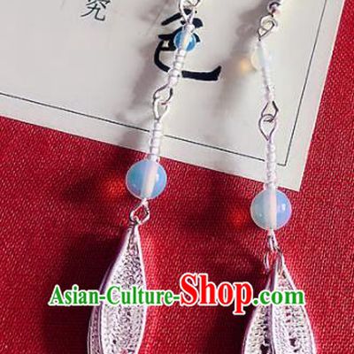 Top Grade Chinese Handmade Earrings Traditional Bride Eardrop Jewelry Accessories for Women