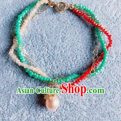 Top Grade Chinese Handmade Bracelet Traditional Bride Bangle Jewelry Accessories for Women