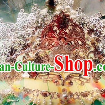 Handmade Chinese Ancient Phoenix Coronet Hair Accessories Hanfu Hairpins for Women