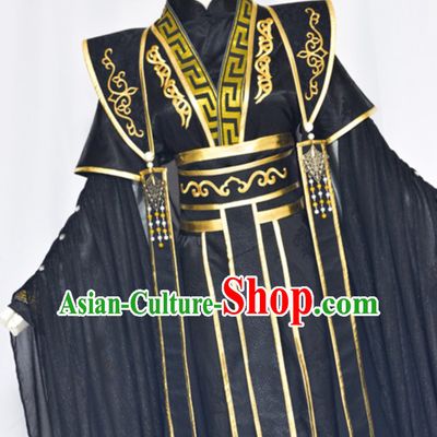 Ancient Chinese Super Hero Emperor Royal Costume for Men