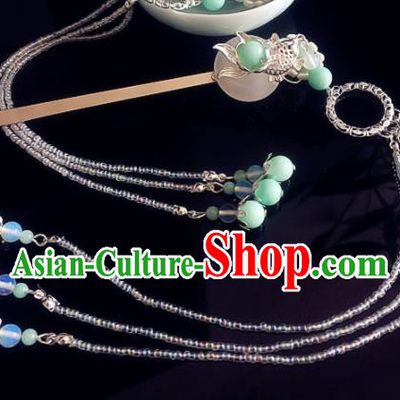 Chinese Handmade Ancient Hair Accessories Hanfu Goldfish Hairpins for Women