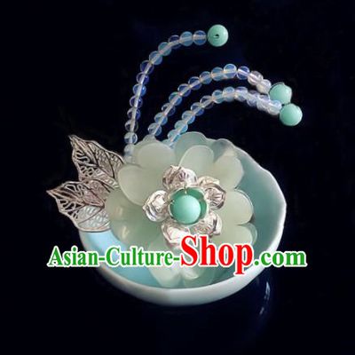 Chinese Handmade Ancient Flowers Hair Claw Hair Accessories Hanfu Hairpins for Women