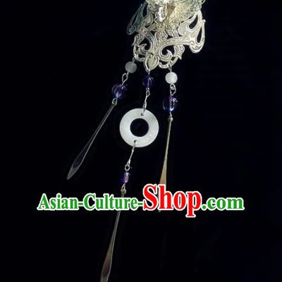 Chinese Handmade Ancient Tassel Hair Claw Hair Accessories Hanfu Hairpins for Women